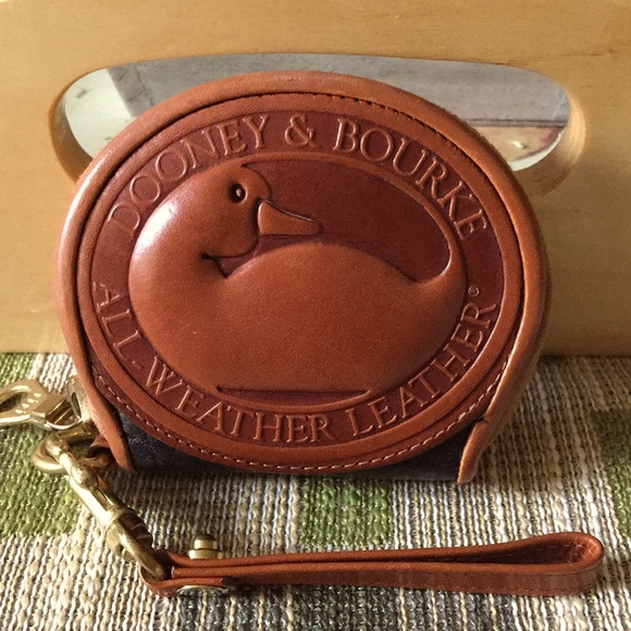 Dooney & Bourke BLACK AWL Big Duck Coin Purse
